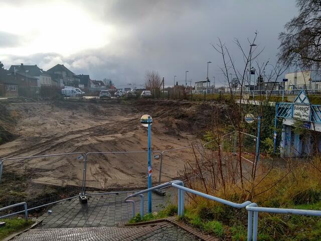 Impressionen vom Umbau Bahnhof Dorsten (Stand 19.12.2021)