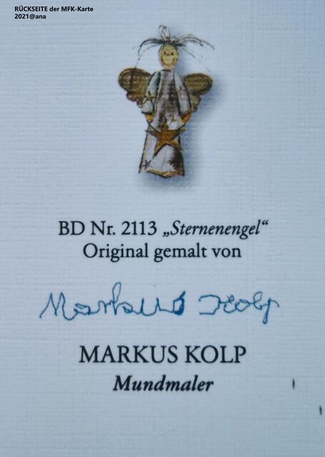 Name des (Karten) Künstlers MARKUS Kolp