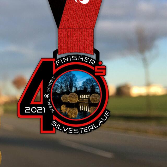 Medaille des Silvesterlaufes 2021!