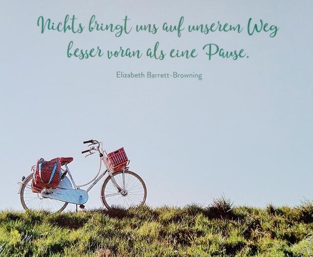 WOCHENENDE...PAUSEN einlegen, nur so kommen wir vorwärts! :-)