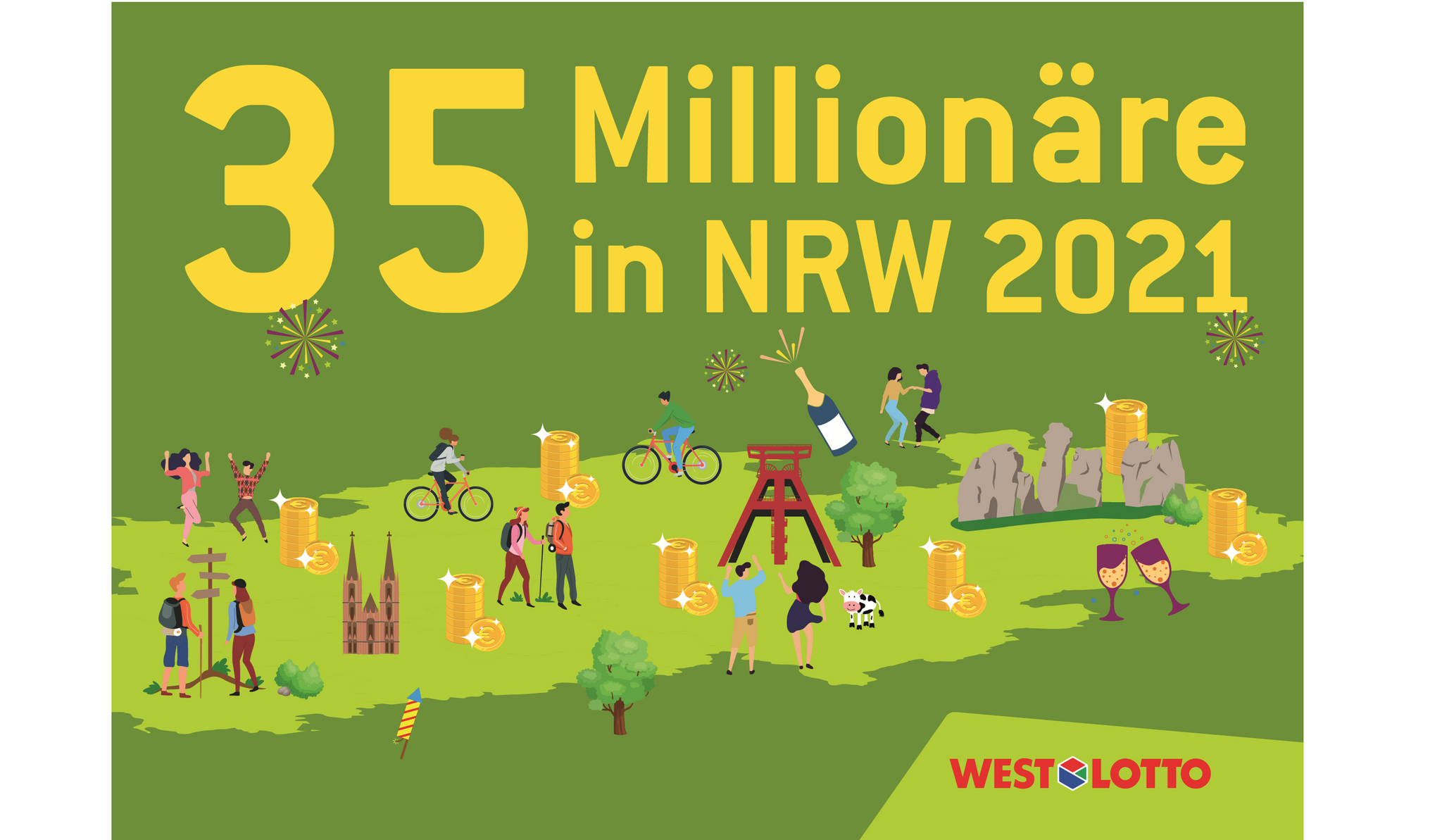 WestLotto-Gewinnerbilanz 2021:: Im Schnitt alle zwei Wochen ein ...