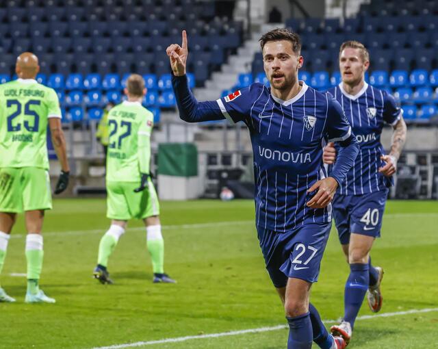 So jubelt der Torschütze: Milos Pantovic erzielte sein drittes Saisontor. Foto: Schütze