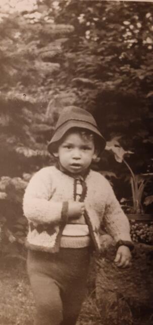 Hermann Wenning als kleiner Bub. Foto. privat