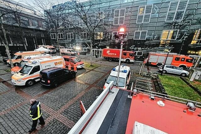 Die Betreuungsstelle wurde in der Weststadthalle eingerichtet.