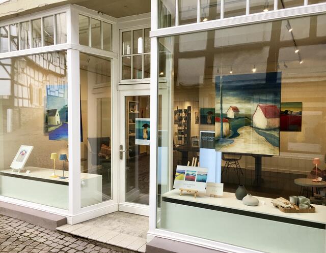 Der Kunstraum ist eine neue Anlaufstelle in der Velberter Innenstadt. Foto: Menzner