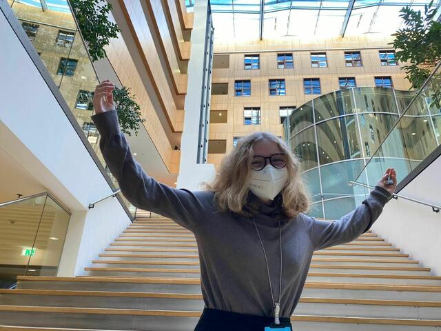 Einfach spitze: Ich kann ein Praktikum im Bundestag nur weiterempfehlen, für jeden, der sich für Politik interessiert.