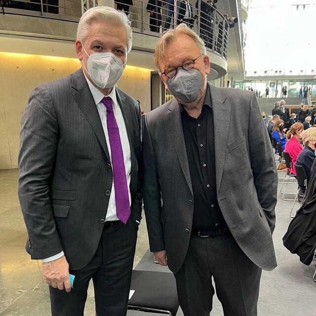 Hubert Hüppe und Bernd Stelter. Foto: privat