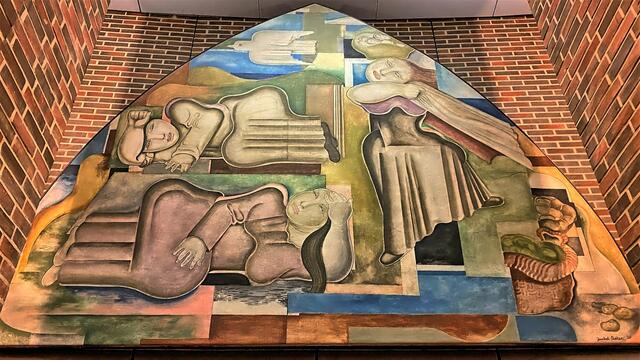 Wandbild von Jankel Adler (1926)