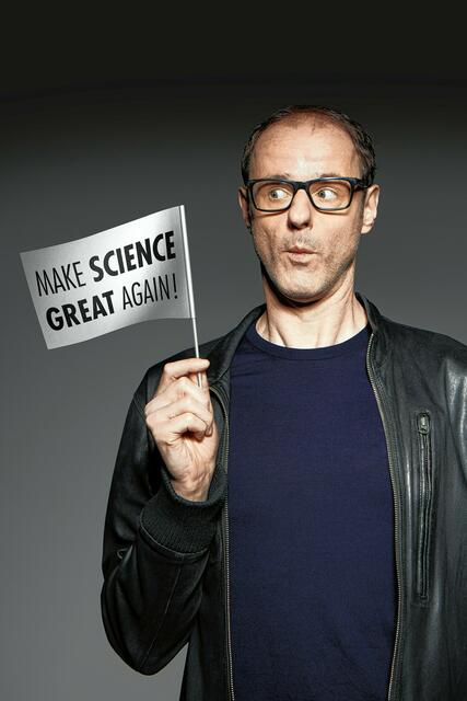 Präsentiert am Sonntag, 20. März, ab 20 Uhr in der Stadthalle sein aktuelles Programm „Make Science Great Again!": Kabarettist Vince Ebert. | Foto: Kulturamt Gladbeck
