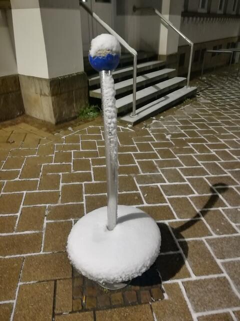 April, April, der weiß nicht was er will und hat sich in Gevelsberg am Feitag für Schnee entschieden. | Foto: Patrick Jost