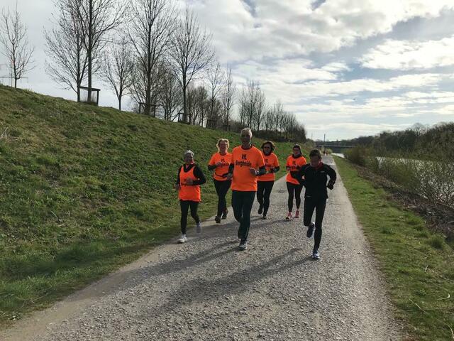Bergheide schlägt sich wacker. Ganz rechts Eva Gaszek.