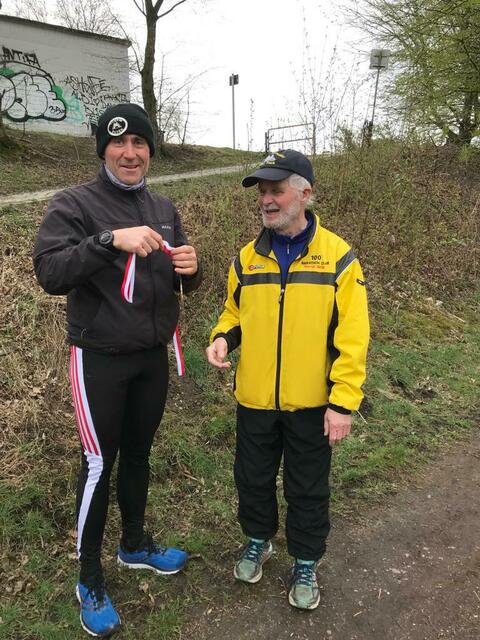 Die Medaille hat sich Werner verdient 