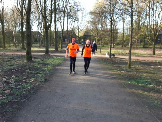 Endlich wieder zusammen auf der Strecke