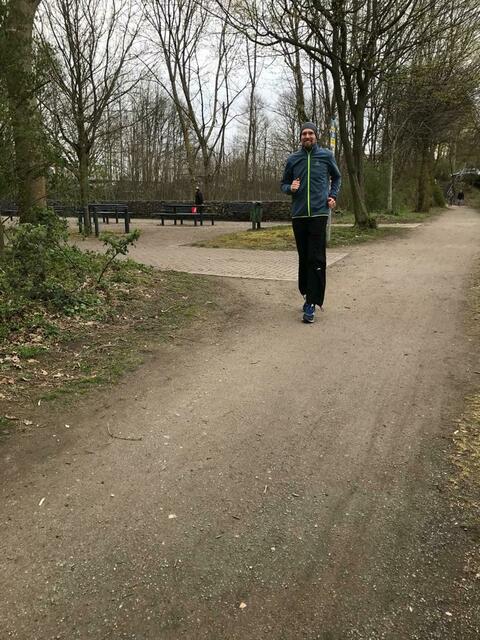 Dennis macht einen Testlauf
