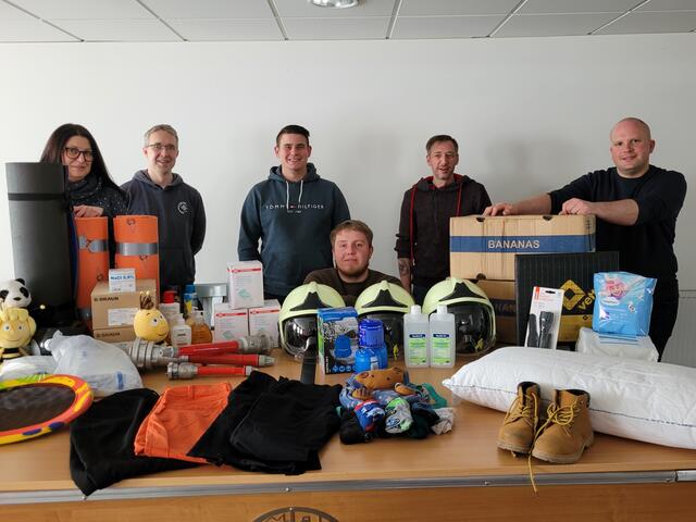 Spenden die in der Ukraine dringend benötigt werden, machen sich mit der Feuerwehr aus Wetter und Volmarstein am kommenden Freitag auf den Weg. | Foto: Stadt Wetter