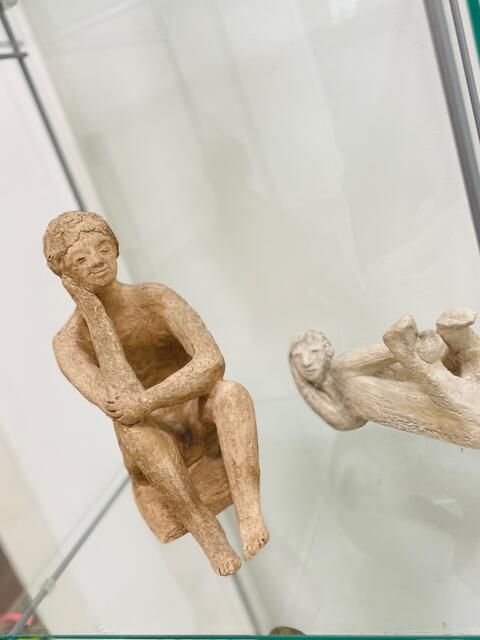 Skulptur der Mülheimer Bildhauerin und Malerin Maria Zerres in der RUHR GALLERY MÜLHEIM
