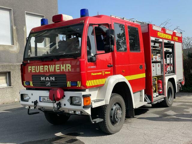 Das voll ausgestattete Übungsfahrzeug. Foto: Thomas Heckmann/Kreis Unna