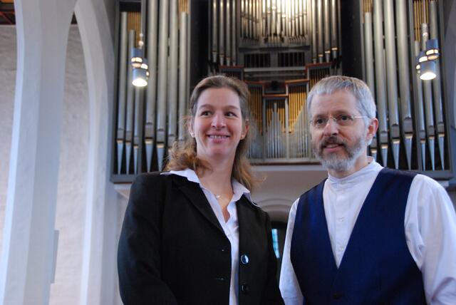 Sonja Schwechten und Gründer der Singschule Kirchenmusikdirektor Gijs Burger | Foto: PR-Fotografie Köhring