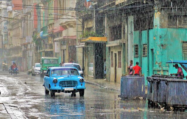 Regentag in Havanna