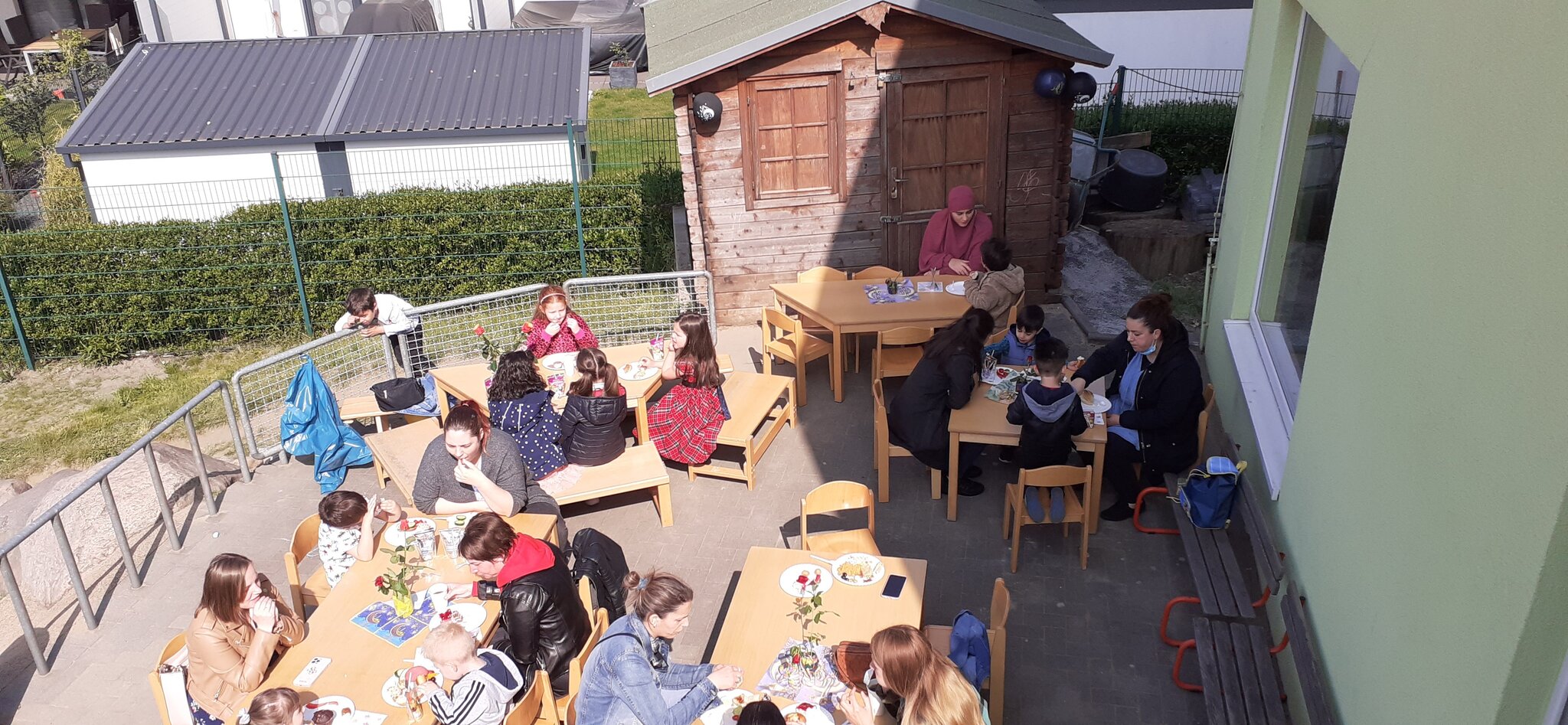 Eine Fotostrecke der Feier: Kindergarten Emek feiert Ramadan ende