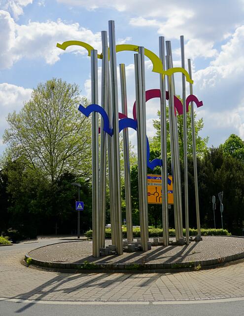 Ein schöngestalteter Kreisverkehr...