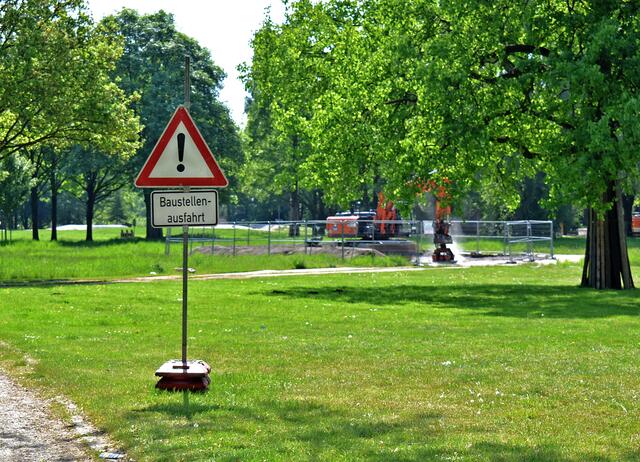 Der Park entwickelt sich zur Großbaustelle
