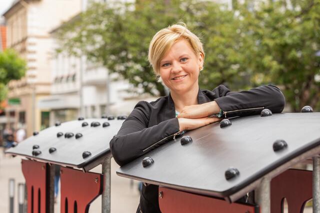 Carina Gramse, Teamleitung Wirtschaftsförderung Menden, ist eng in das Projekt HIM mit eingebunden. Foto: WSG Menden/Brenne