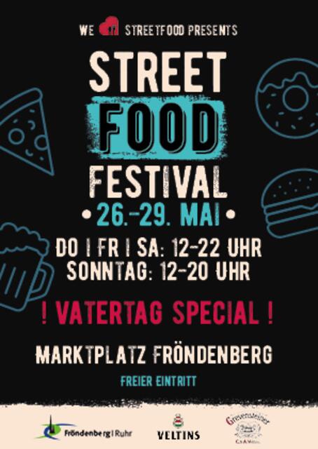 Für vier Tage kann Essen auf dem Fröndenberger Marktplatz genossen werden. Foto: Silvia Gruda