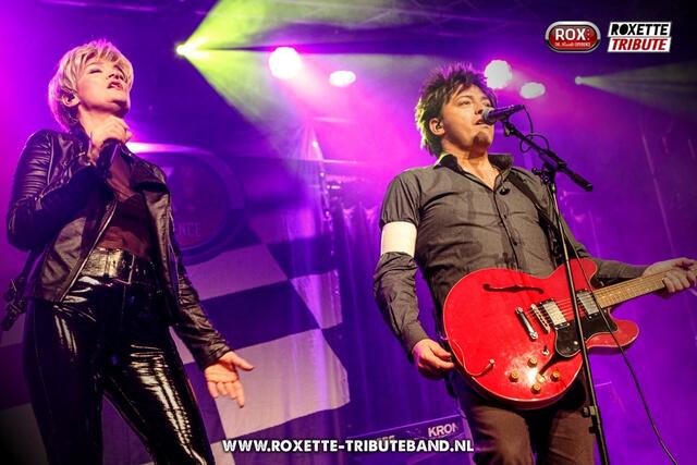 Die Roxette-Trubute-Band Rox spielt heute vor dem alten Rathaus. Foto: Rox