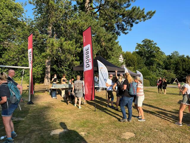 Verdiente Pause bei 30 Grad. | Foto: Andrea Becker