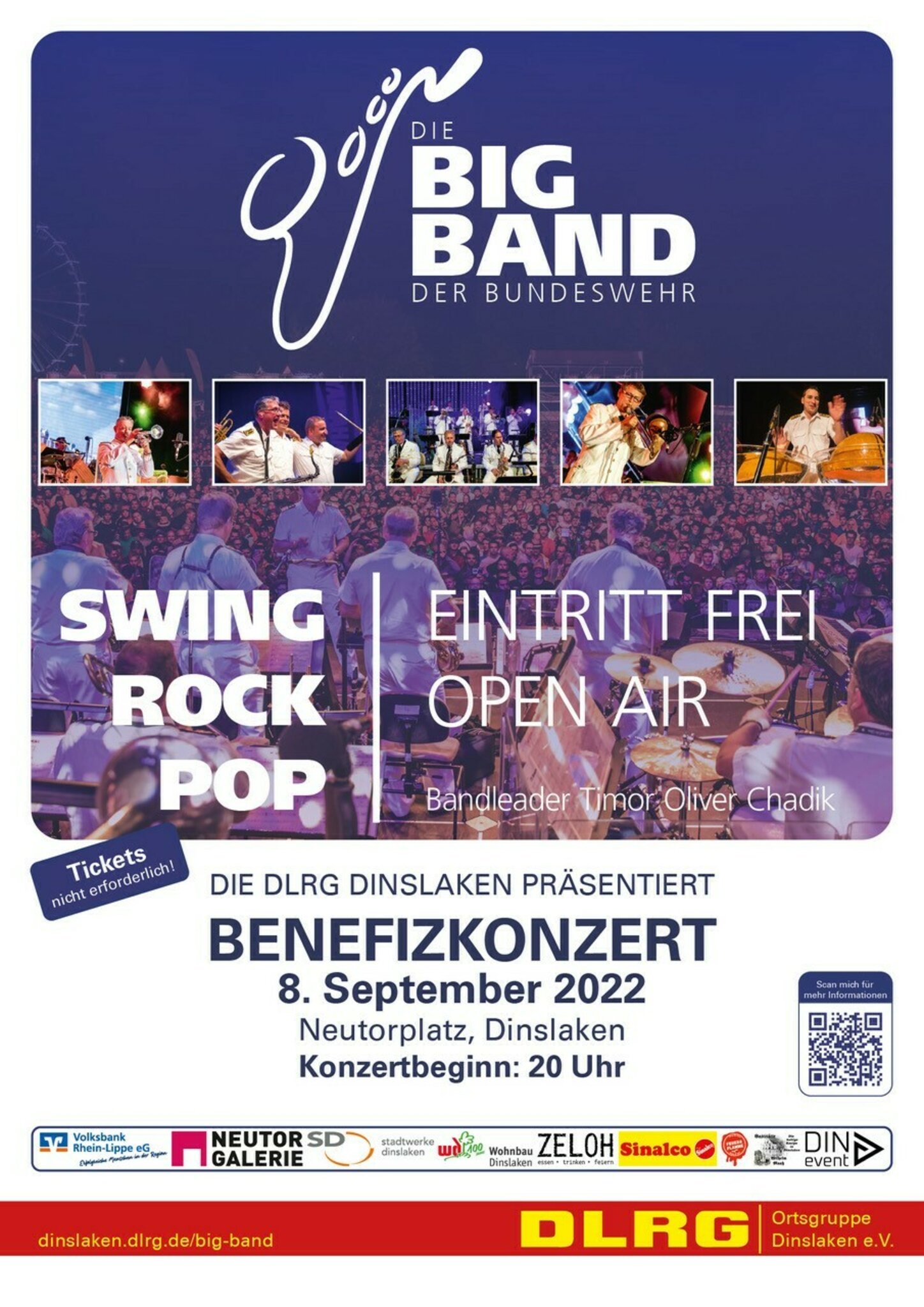 Die Big Band der Bundeswehr Swing, Rock & Pop auf dem Neutorplatz in