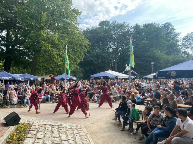 Straßen- und Waisenkinder aus Mali führen in Europa afrikanische Tänze auf. Mit Spendengeldern aus ihren Auftritten wird die Schul- und Ausbildung finanziert. Foto: privat