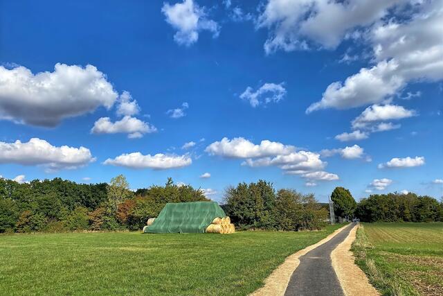 Der Weg vom Parkplatz zur Kapelle zieht sich durchs Feld. | Foto: ©Margot Klütsch