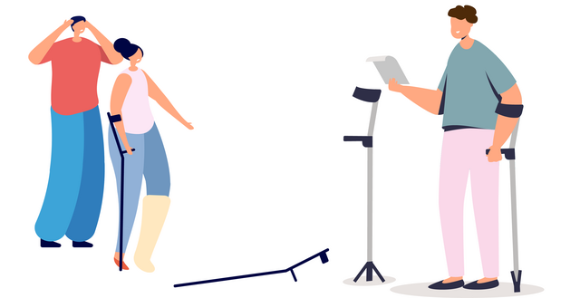 Umfallende Gehhilfen sollen mit Steets der Vergangenheit angehören. Über den Griff lassen sich die kleinen Standbeine am Fuß der Gehhilfe ausfahren. Die Krücke bleibt stehen. Im eingeklappten Zustand verändert das Zusatzmodul nicht das Gangverhalte. | Foto: Steets