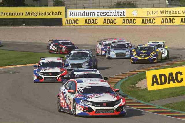 Der Meister 2022 in der TCR: Martin Andersen im Honda Civic FK7 TCR | Foto: Motorracetime.de