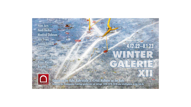 Die traditionelle Wintergalerie in Mülheim findet zum 12. mal statt. | Foto: Klaus Wiesel, Mülheimer Künstlerbund