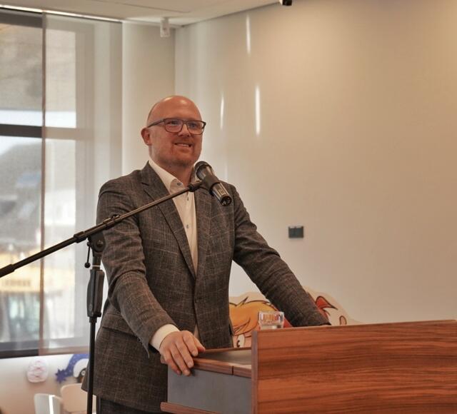 Dankbar: Duisburgs Oberbürgermeister Sören Link.
Foto: Sparkasse