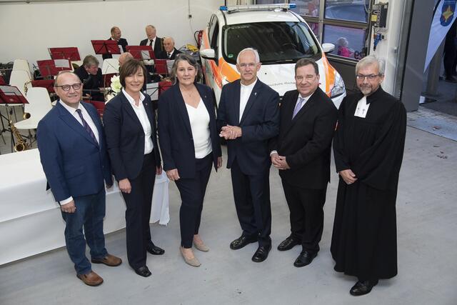 Die Koordinatoren der Notfallseelsorge in Essen, Mülheim und Oberhausen zusammen mit der rheinischen Landespfarrerin Bianca van der Heiden (2.v.li.). | Foto: Kirchenkreis Essen/Alexandra Roth