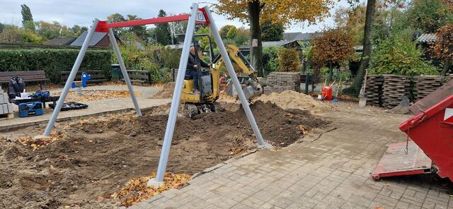 Bald ist es soweit !!!: Spielplatz im KGV Oberhausen-Süd e.V "Am
