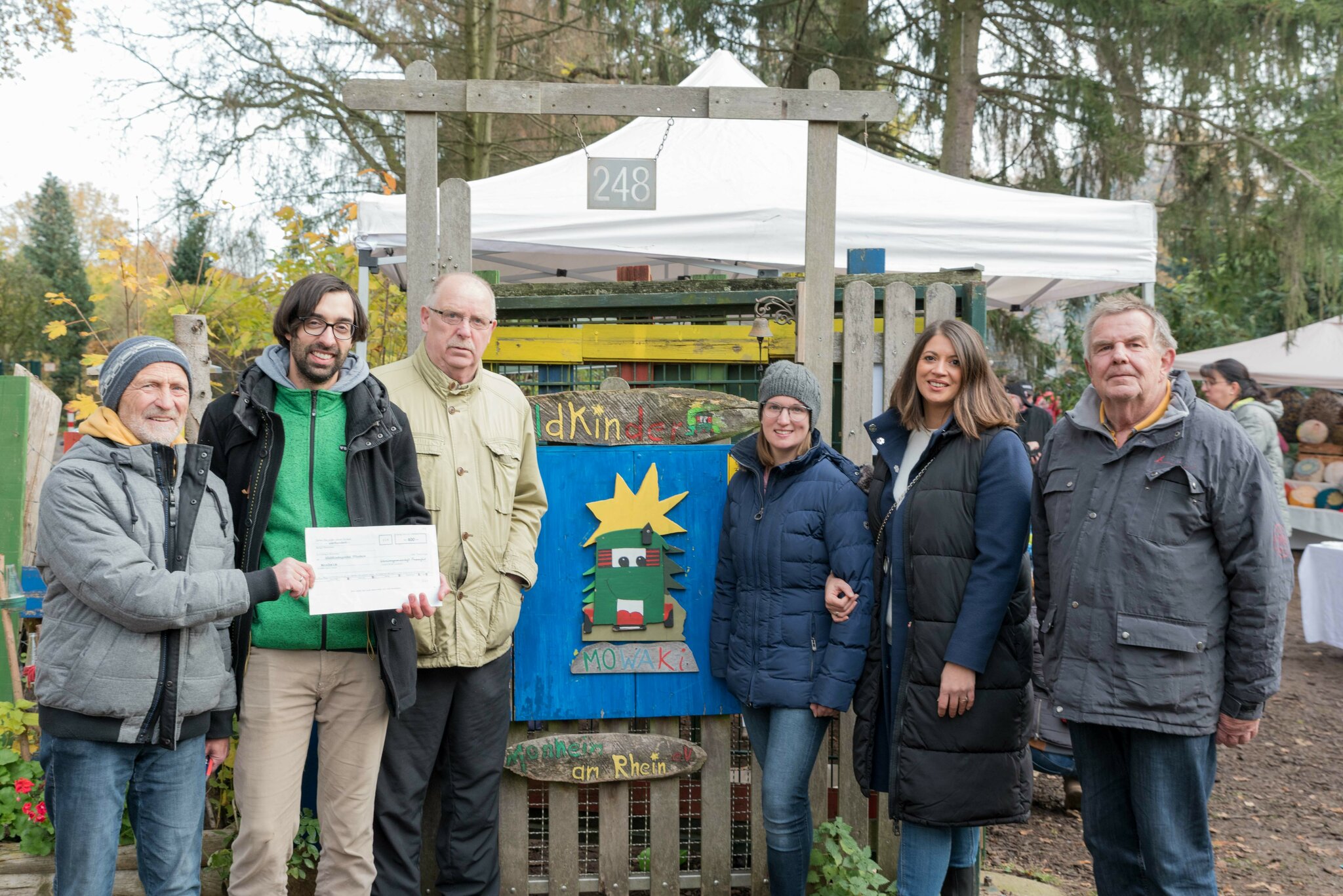Spende aus Prummefest-Erlös: 400 Euro für den Waldkindergarten