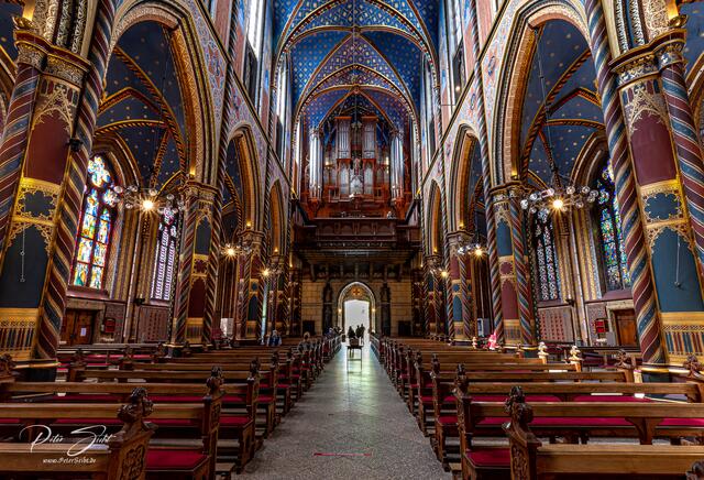 Blick zum Ausgang und auf den Orgelbau. | Foto: Peter Seibt