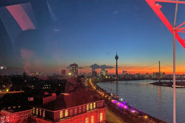 Düsseldorf von oben | Foto: ©Margot Klütsch