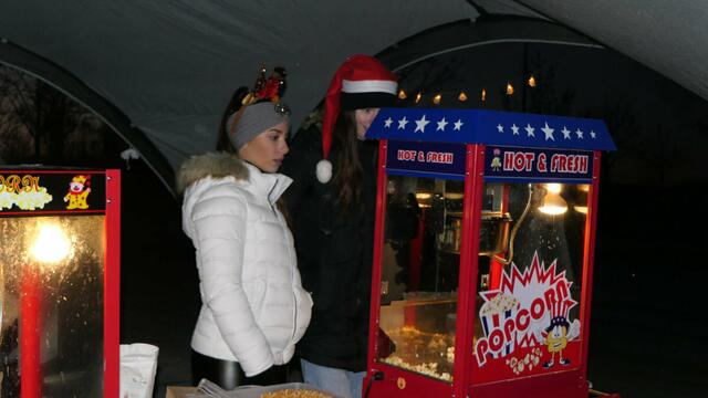 Am letzten Stand gab es noch Popcorn für die Rückreise.