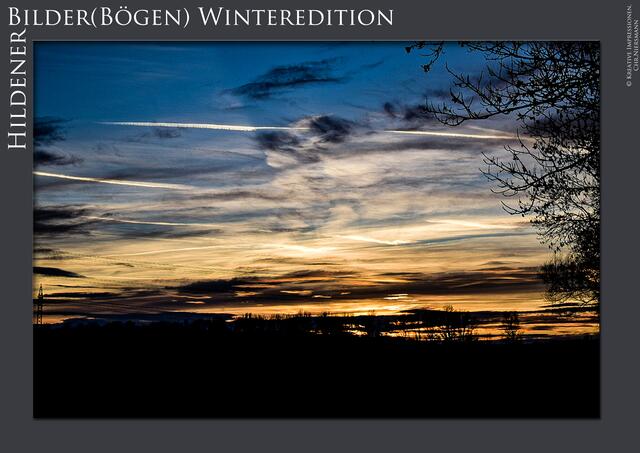 HildenerBilder(Bögen) Winteredition I
 Der Winter ...

SunDowner I | Foto: © Kreative Impressionen, Chr. Niersmann