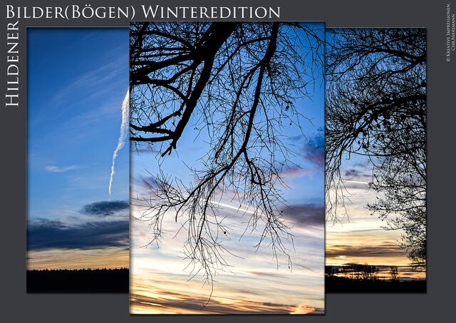 HildenerBilder(Bögen) Winteredition I
 Der Winter ...

Cloudbusting, SlowDownSunDown, ShadowPainting | Foto: © Kreative Impressionen, Chr. Niersmann