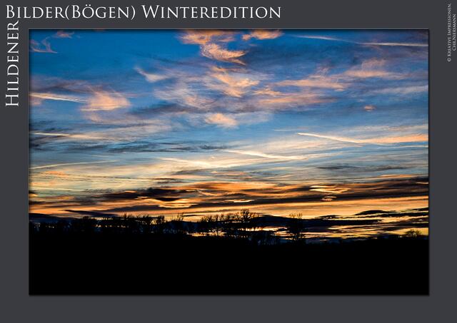 HildenerBilder(Bögen) Winteredition I
 Der Winter ...

SunDowner II | Foto: © Kreative Impressionen, Chr. Niersmann