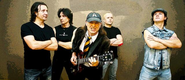 Hugh Voltage aus Belgien haben sich der musikalischen Verehrung von Deep Purple entschieden. Foto: W. Kickermann 