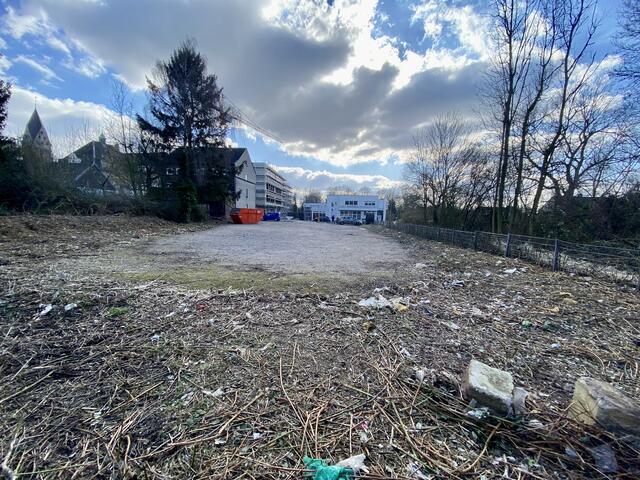 Entstrüppter Parkplatz HSW (27.02.2023)