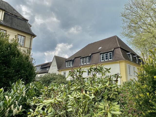 das erste Gerther Krankenhaus mit Erweiterungsanbau von 1928 - Foto 2020