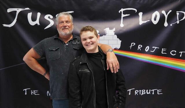 Das Ausnahmentalent und sein Mentor. Jakub Očić und Achim Timm von Just Floyd Project | Foto: Just Floyd Project